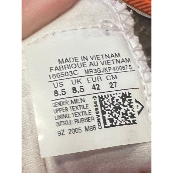 Converse Not A Chuck Hi-Top Beige Black Sneakers 8.5 - Picture 10 of 12